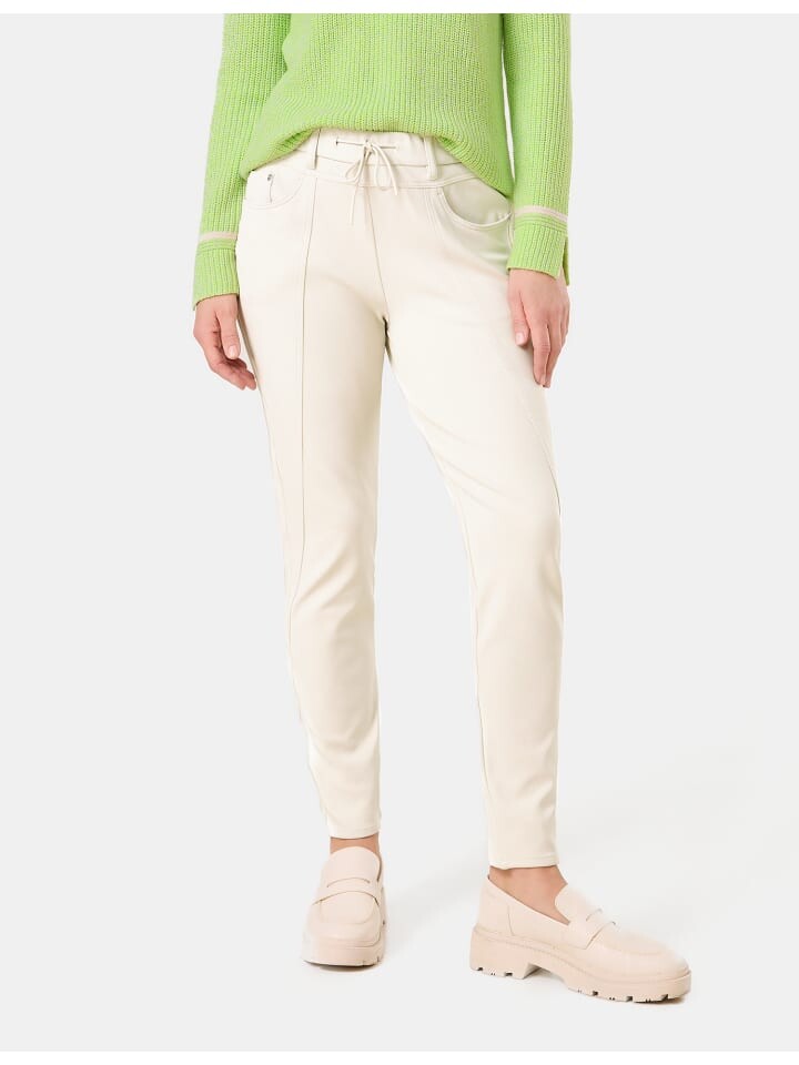 

Тканевые брюки Gerry Weber Hose Freizeit verkürzt, цвет Muschel