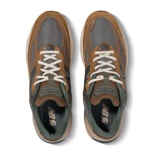 Кроссовки New Balance 990 V6 x 'Carhartt WIP Khaki', хаки — фото 3