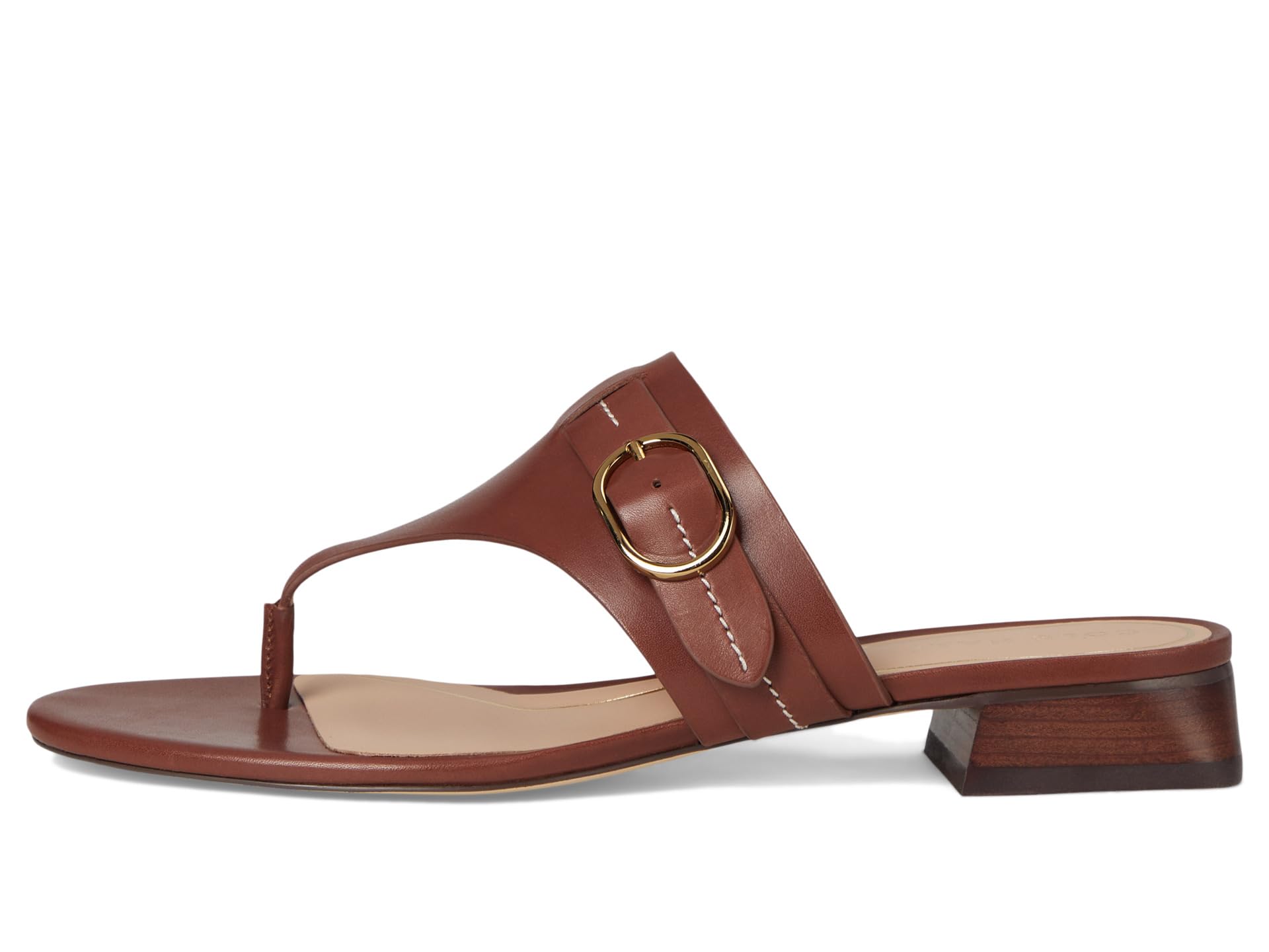 Сандалии Cole Haan Gayle Thong Sandal, цвет Dark Cuoio Leather — фото 4