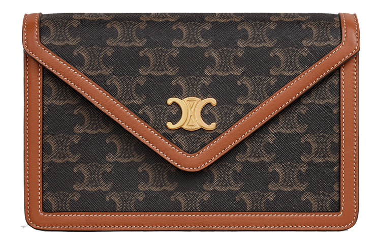 

Canvas With Sheepskin Wallet, Shoulder Bag, Crossbody Bag Regular Women's Tawny CELINE