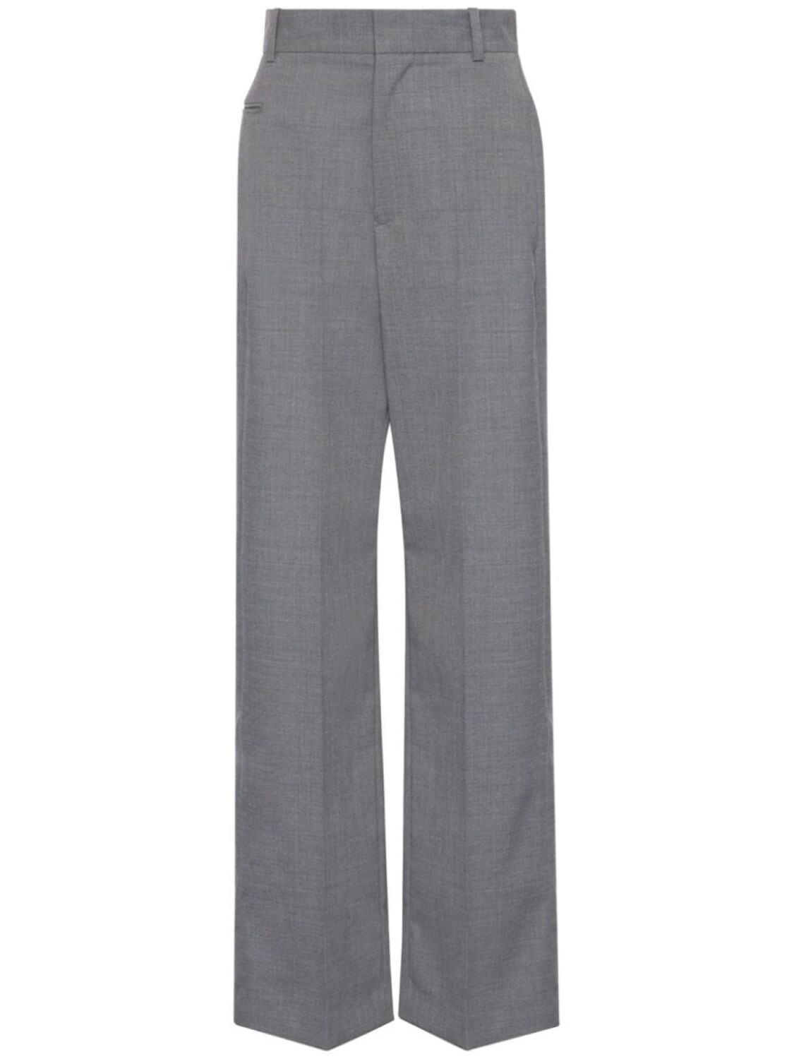

MM6 Maison Margiela брюки с высокой талией, серый