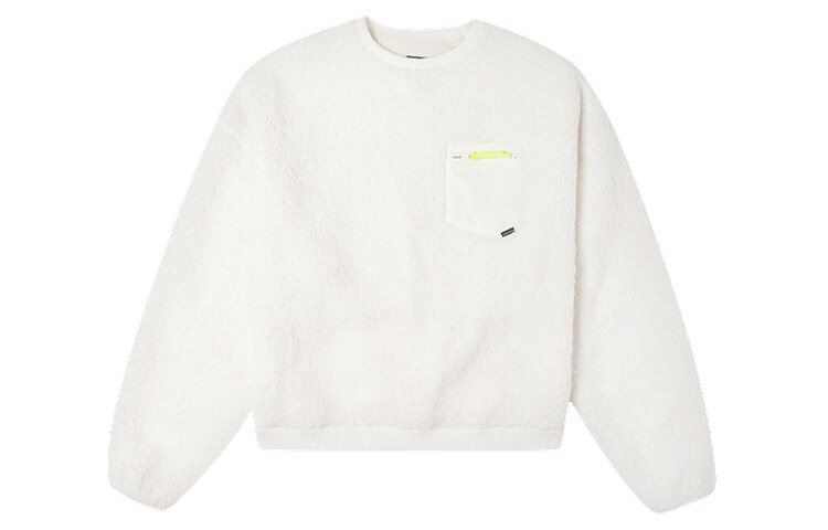 

Женская толстовка Sherpa Crew Egret, цвет белый Converse