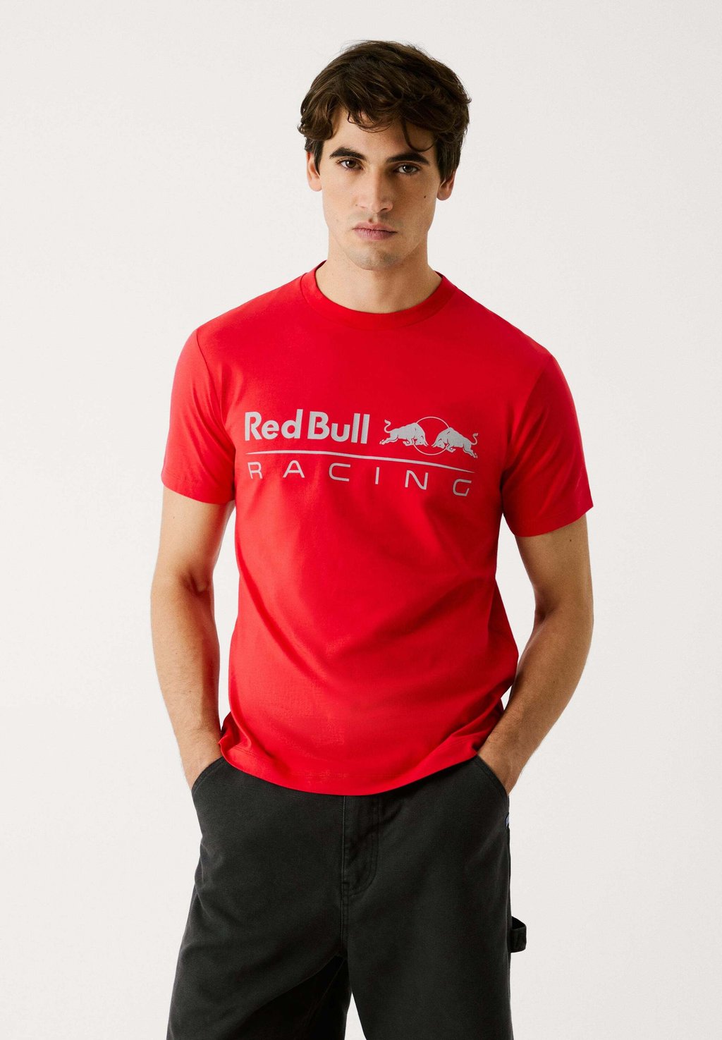 

Футболка с принтом LOGO TEE Red Bull Racing x Pepe Jeans, красный