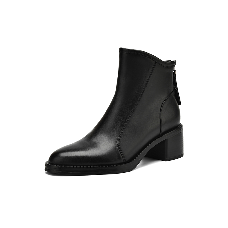 Yeezyy Reezy Черные женские ботинки на каблуке 5,5 см, цвет Black