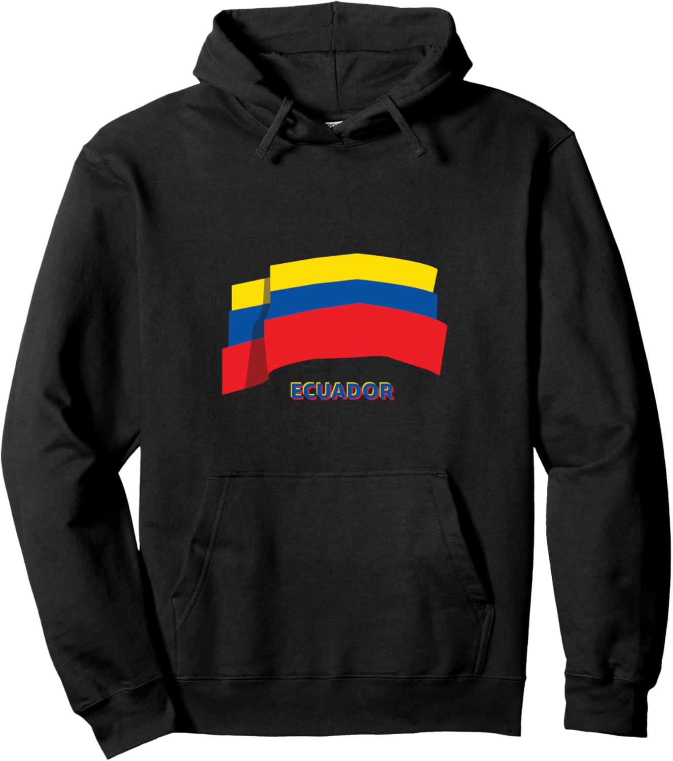 

Толстовка с флагом Эквадора Ecuador, черный