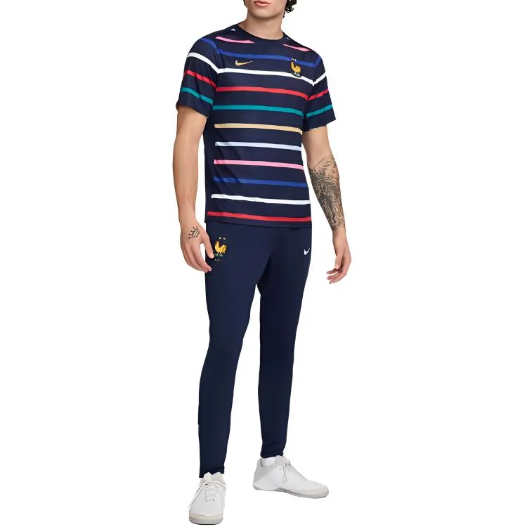 Брюки футбольные мужские Dri FIT Nike, Smolder Black Blue — фото 4