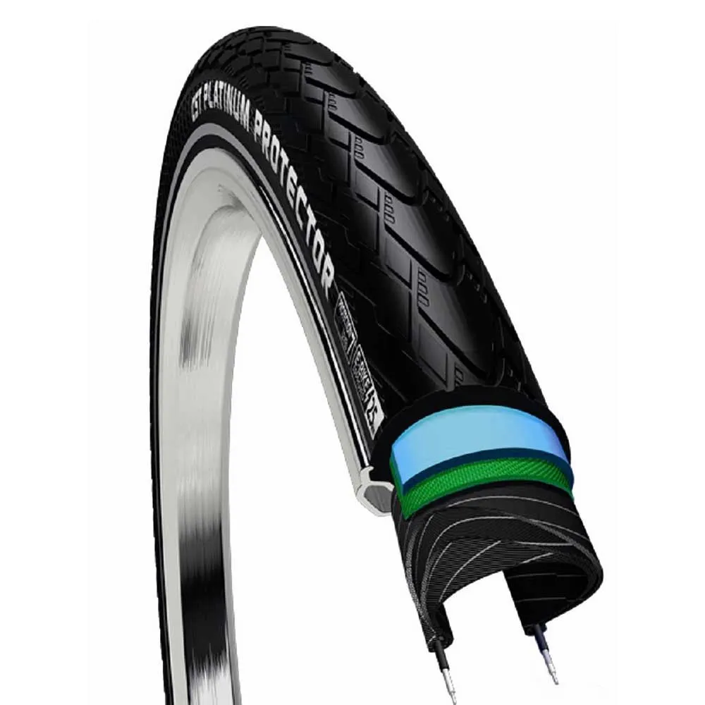 

Жесткая городская шина CST Platinum Protector 700C x 45, черный