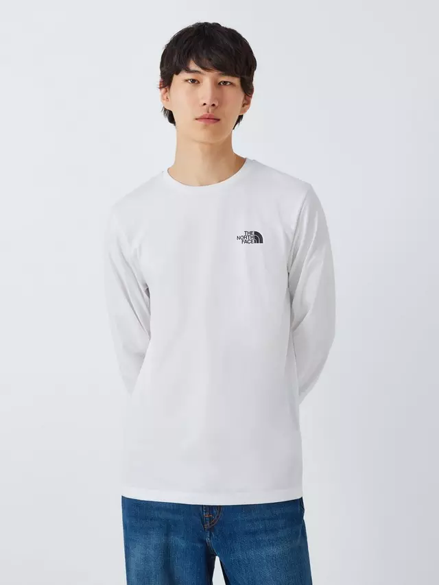 

Футболка The North Face Dome Regular Fit Long Sleeve Logo, цвет tnf white