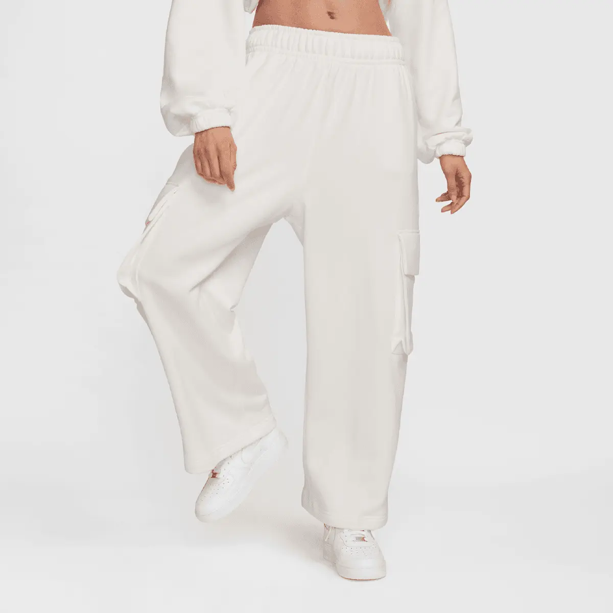 

Спортивные брюки Nike Sportswear Dance Oversized Fleece Pants, бежевый