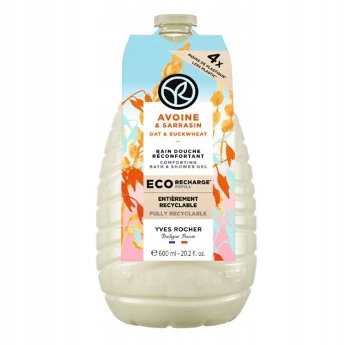 

Yves Rocher, гель для душа «Овес и гречиха», сменный блок, 600 мл