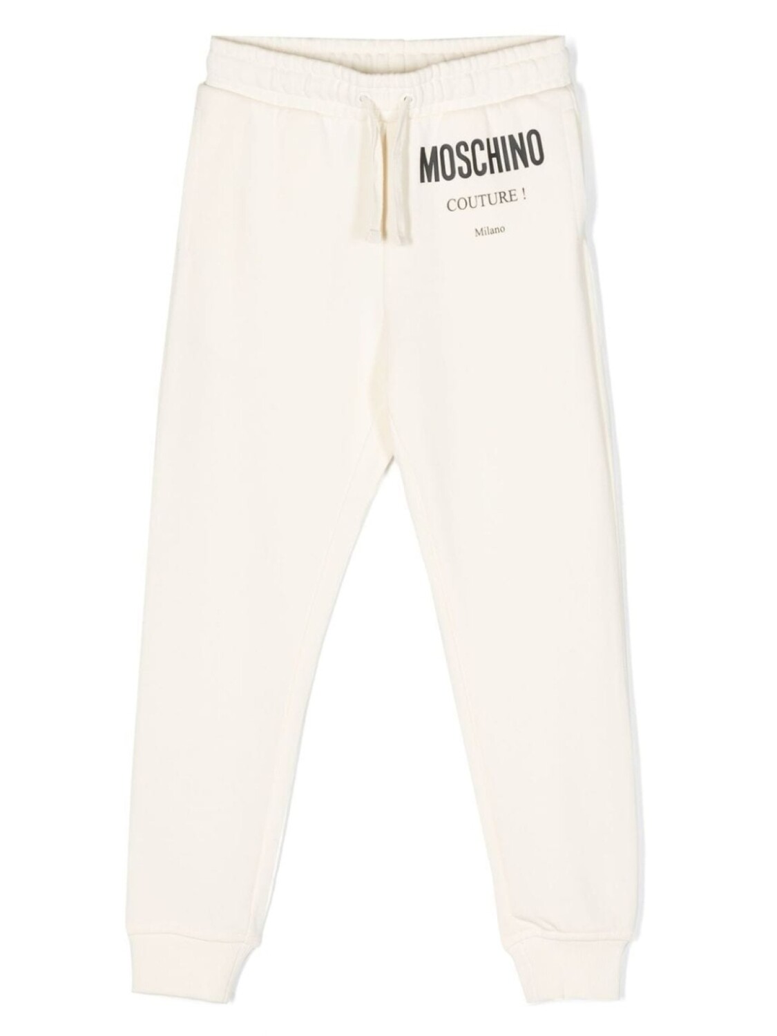 

Moschino Kids спортивные брюки с логотипом, белый