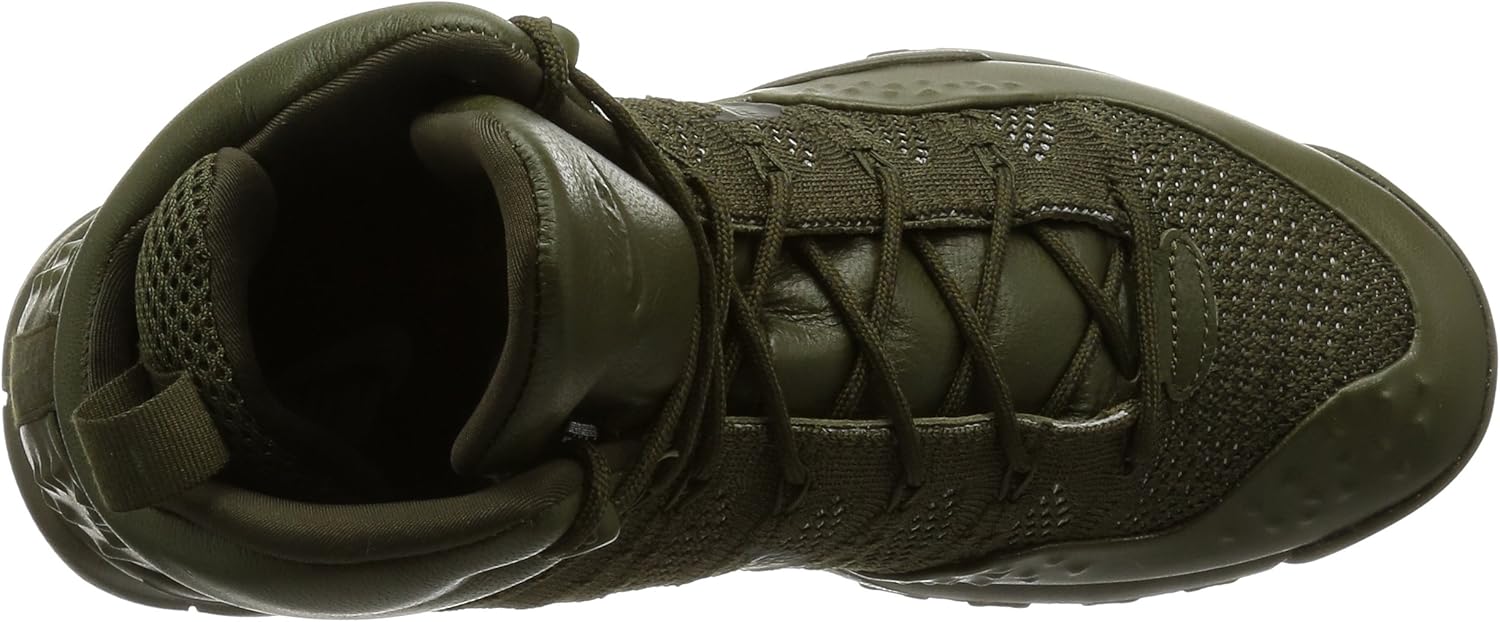 ботинки Nike Lupinek Flyknit Mens Hi Top 862505, Cargo Khaki/Sequoia — фото 4