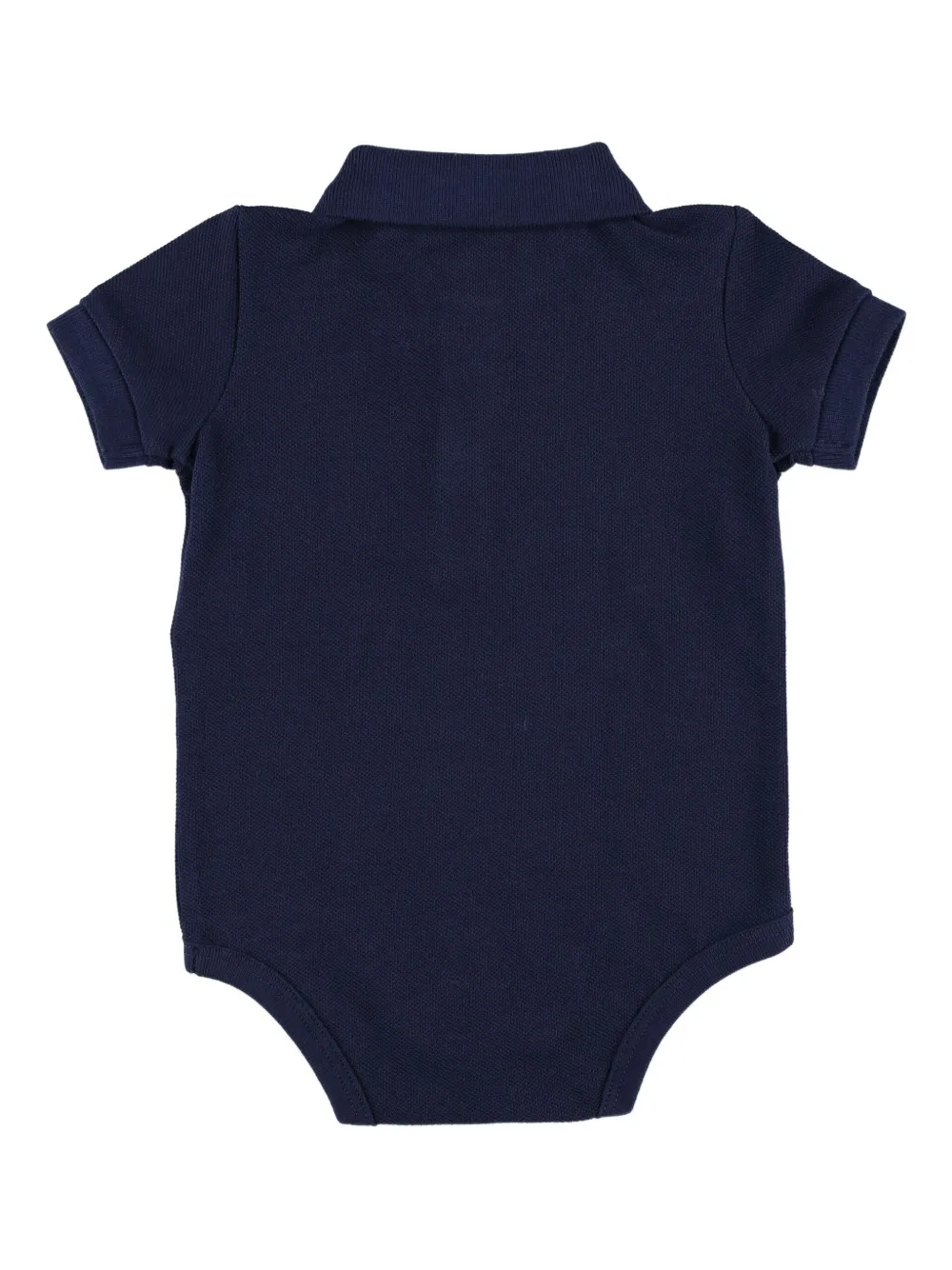 Комплект боди с вышитым логотипом Polo Ralph Lauren Kids, синий — фото 2