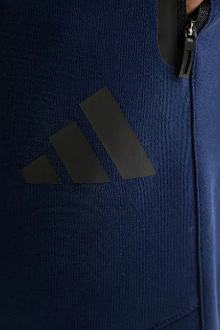 Спортивные штаны из флиса Adidas Performance, синий — фото 4