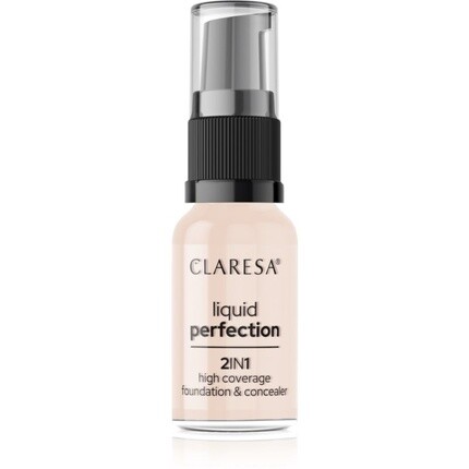 

Claresa Liquid Perfection 2-в-1 Консилер и тональный крем 101 Light 18г