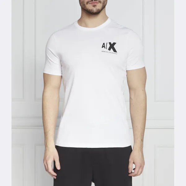 

Футболка стандартного кроя Armani Exchange, белый
