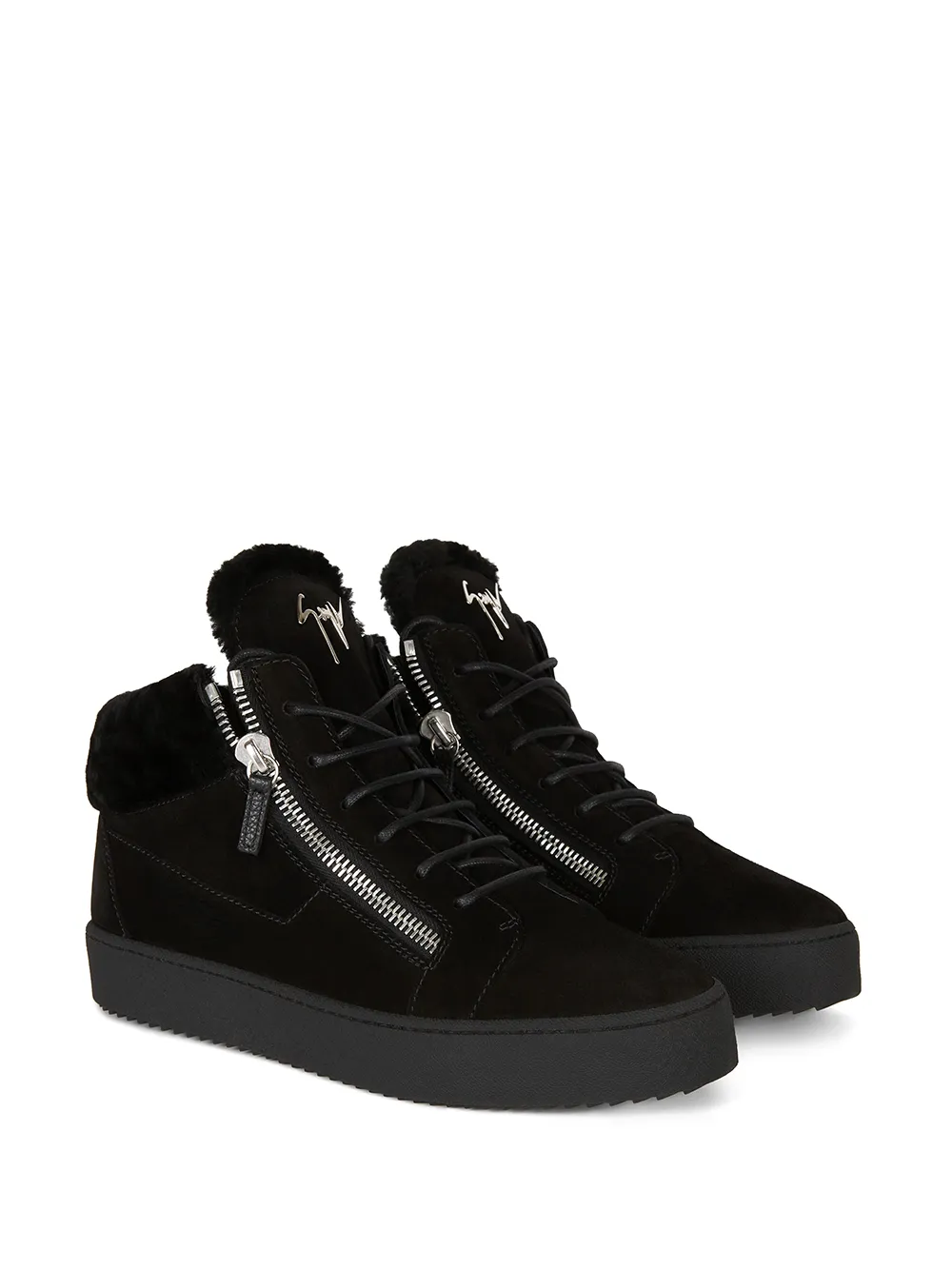 Высокие кеды Kriss Giuseppe Zanotti, черный — фото 2