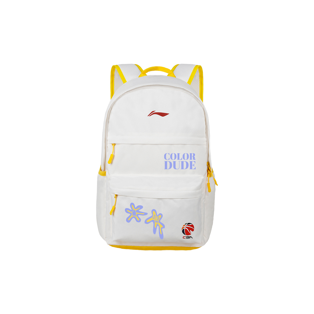 

LINING Полиэстеровый рюкзак унисекс бело-желтый Bijiang, White Yellow Bijiang