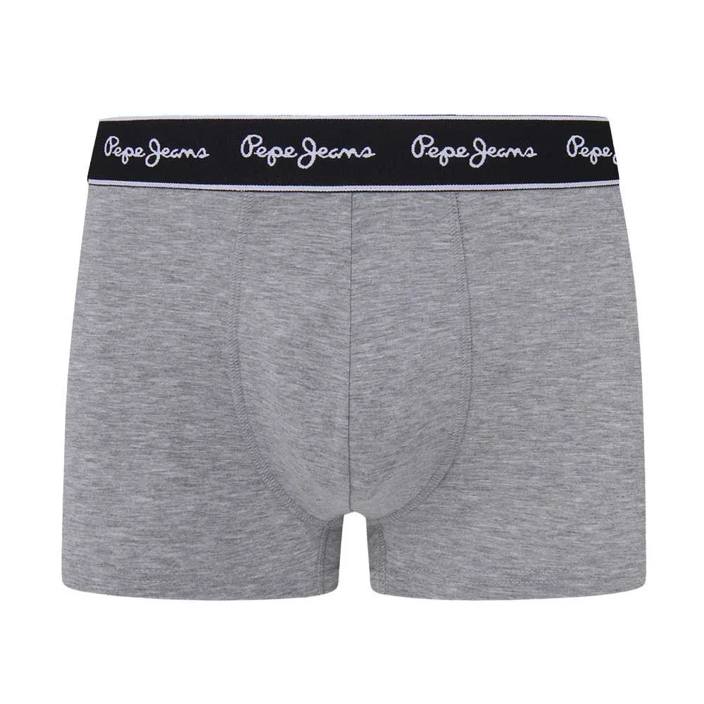 

Трусы-боксеры Pepe Jeans Solid 3 units, серый