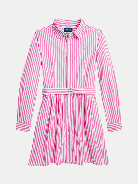 

Платье-Рубашка стандартный крой 313934134001 Polo Ralph Lauren, розовый