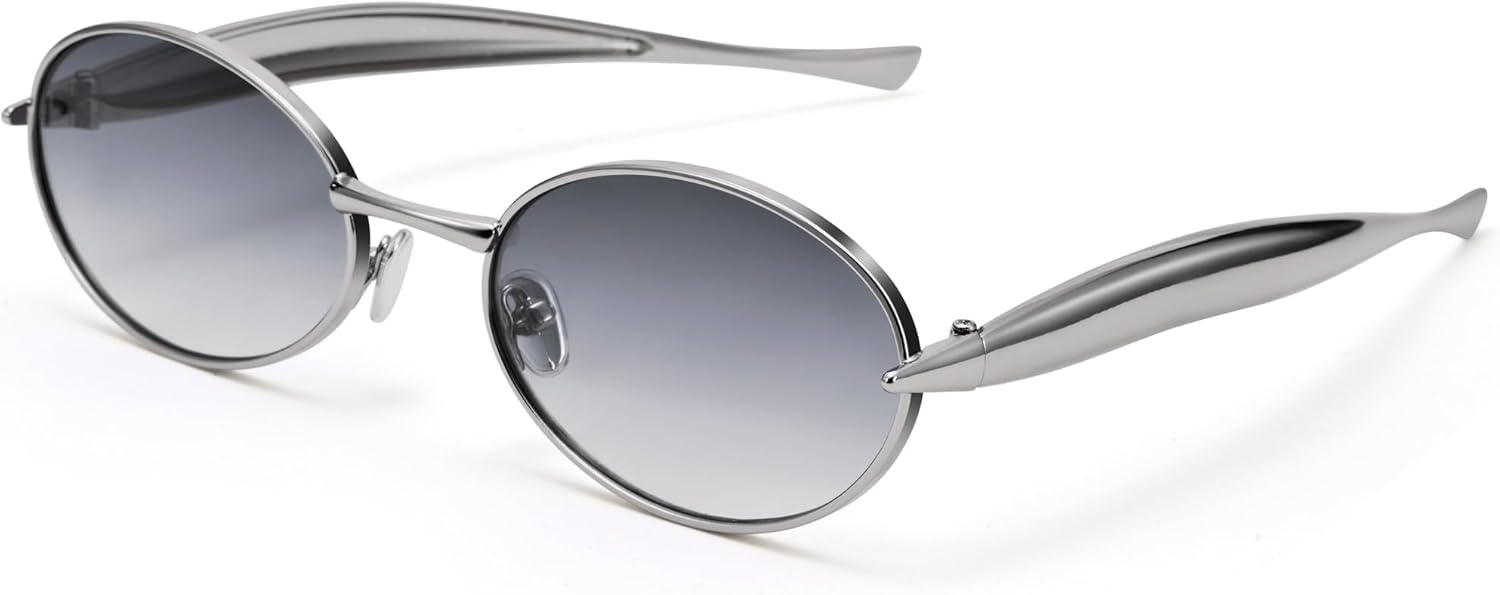 

Ретро овальные регулируемые солнцезащитные очки для женщин, модные дизайнерские солнцезащитные очки в стиле 90-х, золотистая оправа, солнцезащитные очки 2000-х Revemo, Re2127-t9946