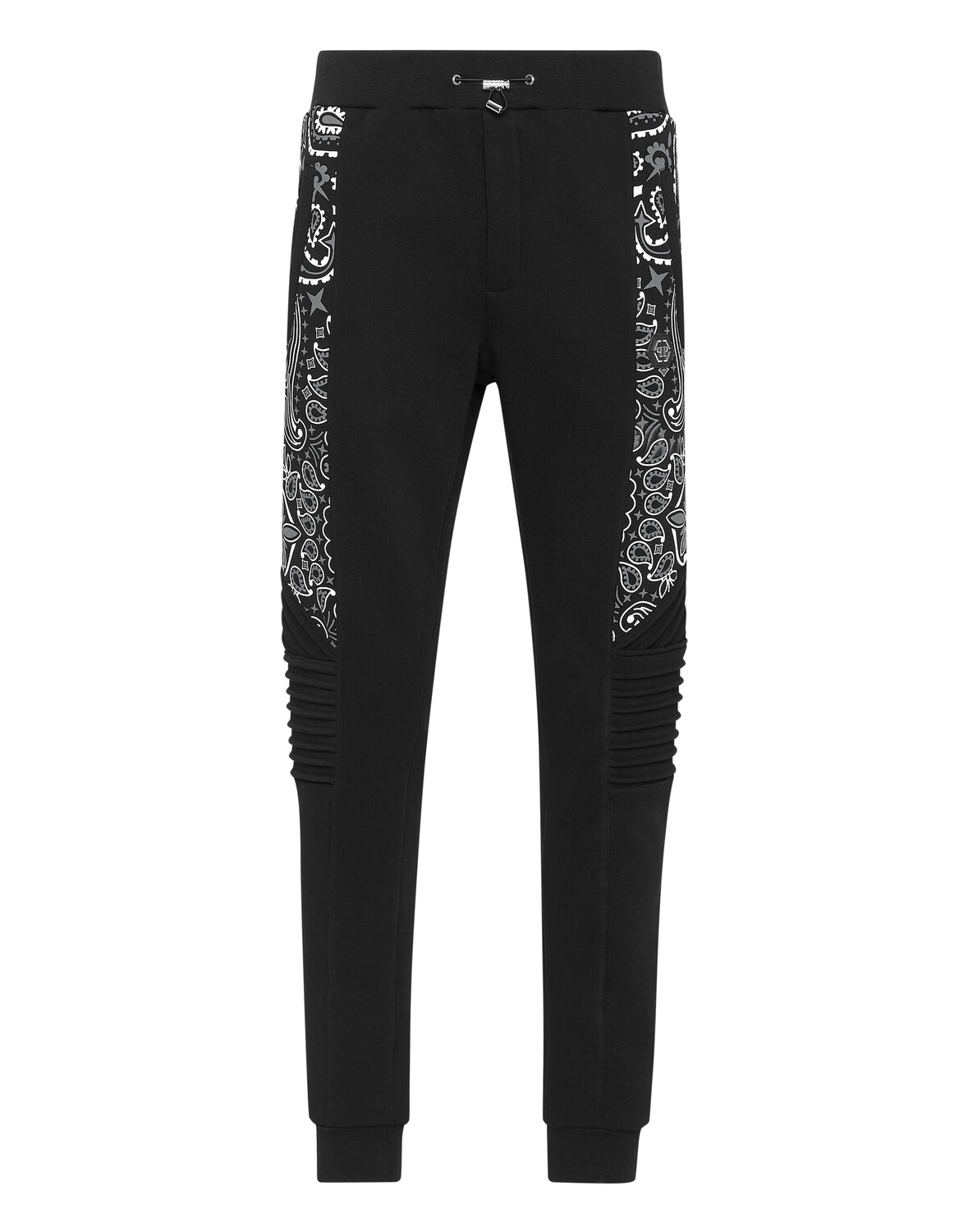 

Брюки для бега с пейсли-банданой Philipp Plein, черный