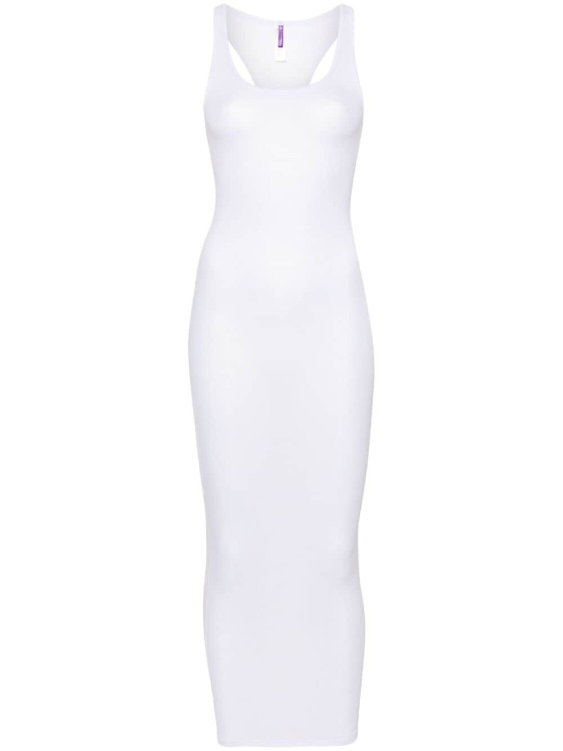 

Maison Close платье миди в рубчик La Femme Amazone, белый