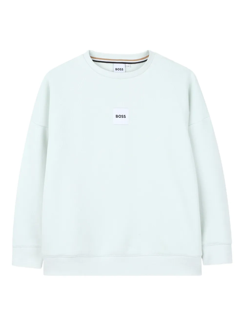 Толстовка с нашивкой-логотипом Boss Kidswear, синий