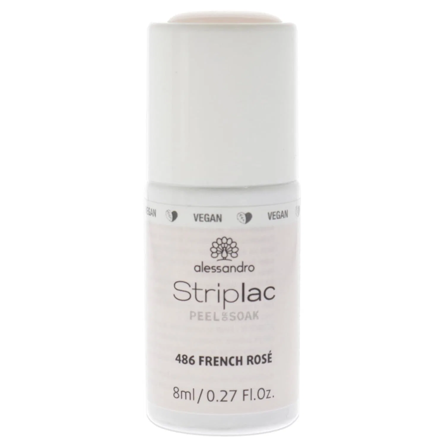 Лак для ногтей alessandro Striplac Peel or Soak, French Rosé, 8 мл Alessandro, French Rose