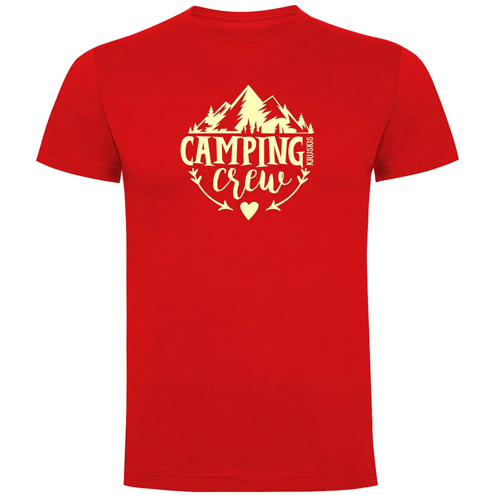 

Футболка с коротким рукавом Kruskis Camping Crew, красный