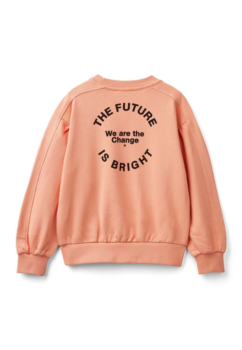

Вязаный свитер WITH FRONT AND BACK PRINT. United Colors of Benetton, розовый