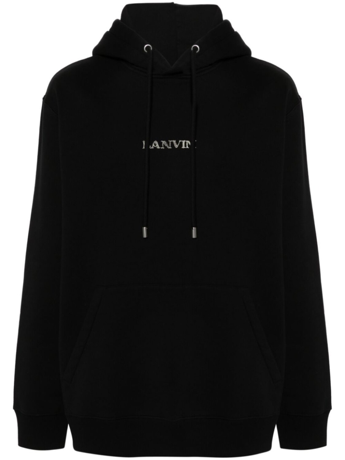 

Lanvin худи с вышитым логотипом, черный