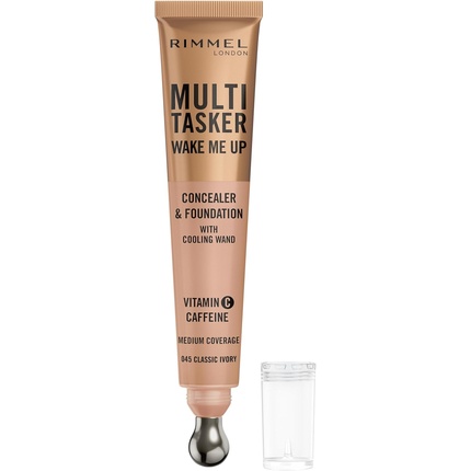 Многофункциональная основа и консилер Wake Me Up 20 мл 045 Classic Ivory Rimmel — фото 2