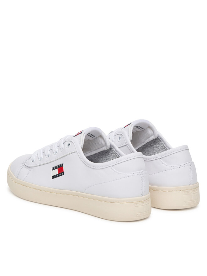 Тканевые кеды Tjw Lightweight Court EN0EN02875 Tommy Jeans, белый — фото 3