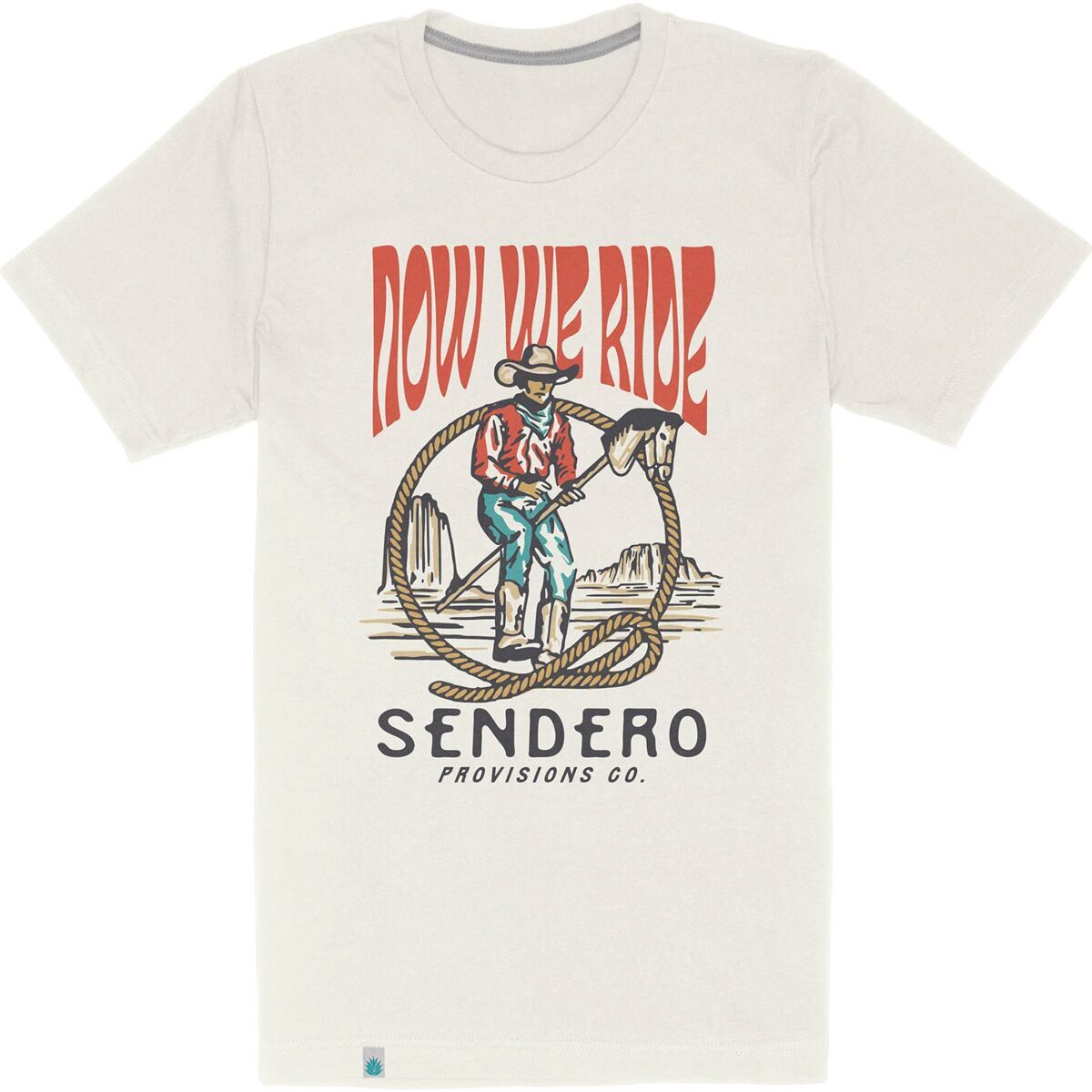 

Футболка с коротким рукавом Stick horse Sendero Provisions Co., белый