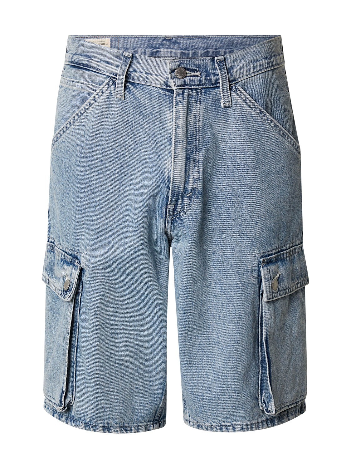 

LEVI'S Багги карго джинсовые шорты '478 BAGGY' в синем дениме