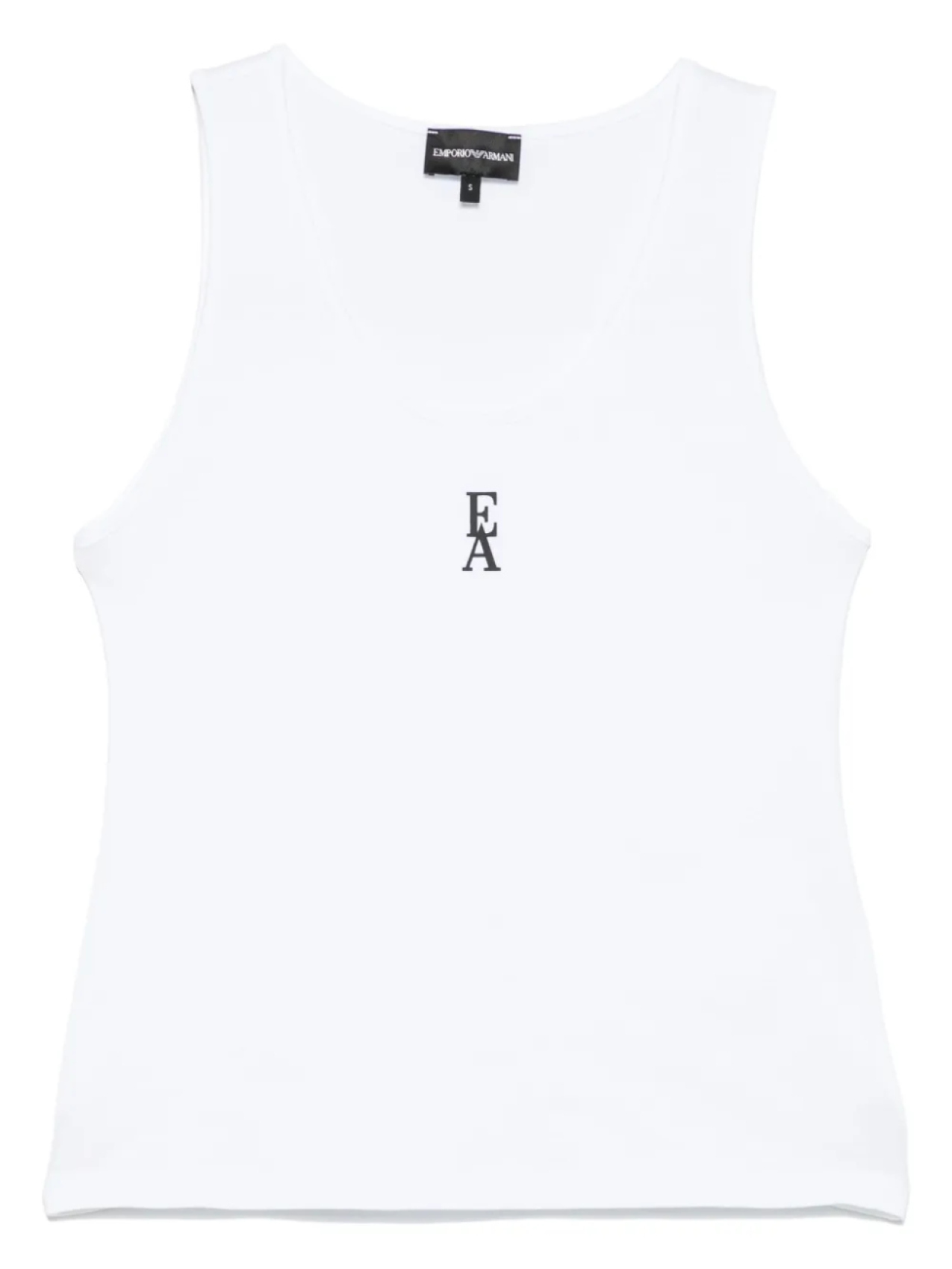 

Майка с рельефным логотипом Emporio Armani, белый