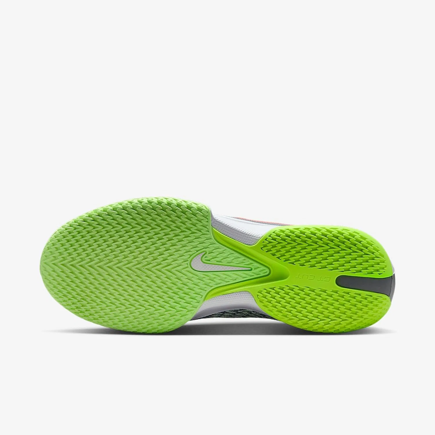 Мужские баскетбольные кроссовки NIKE Air Zoom GT Cut Academy, Smoke Grey Dk Smoke Grey Barel — фото 2