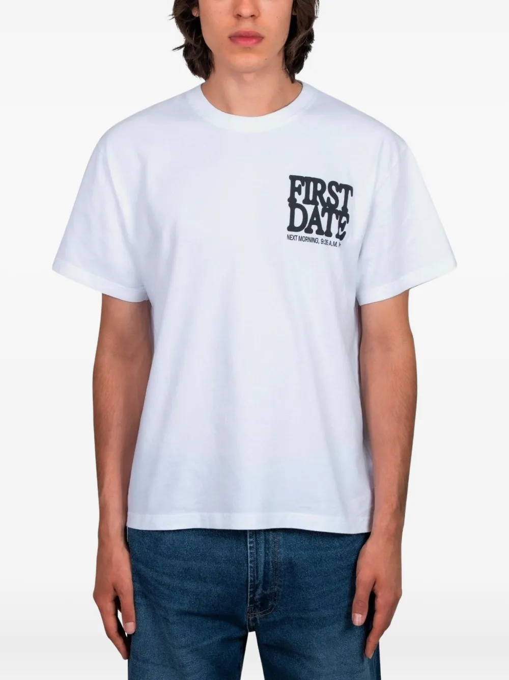 

Футболка с графичным принтом CARNE BOLLENTE, белый