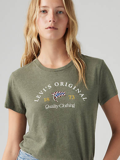 

Графическая футболка Perfect Levi's, цвет Levi's Original Flag - Green