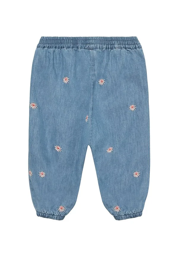 Вышивка, подкладка, джинсы зауженного кроя Minymo, Faded Denim — фото 2