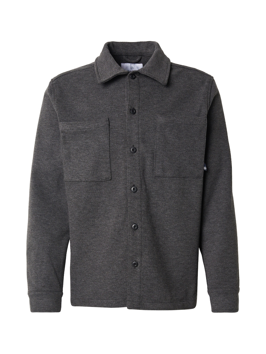 

Рубашка на пуговицах Comfort fit Kronstadt Rowe, темно-серый