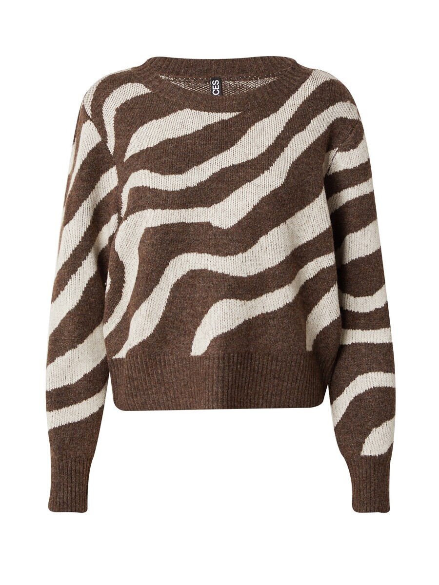 

Тонкий вязаный свитер PIECES Sweater SAKIRA, темно-коричневый