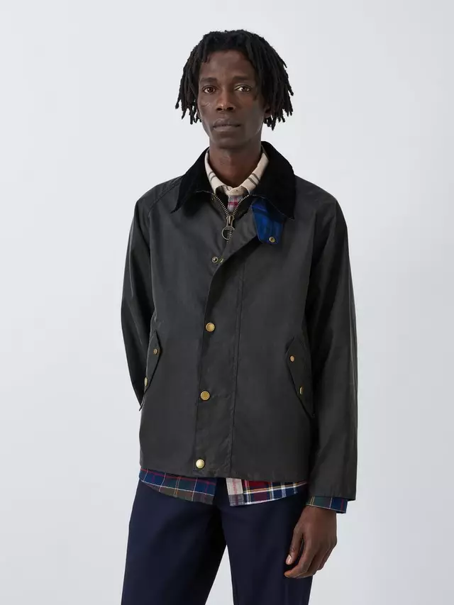

Куртка Barbour Tomorrow's Archive Porterdale Waxed, цвет charcoal