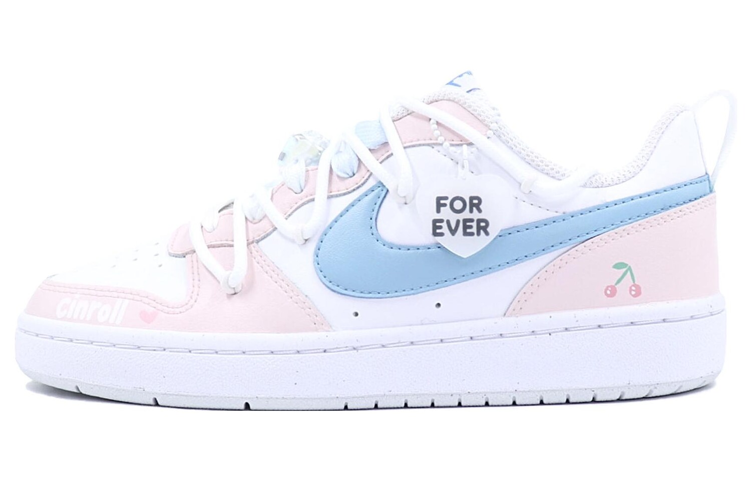 

Кеды Nike Court Borough Skateboard Shoes Women's Low-Top White, женская