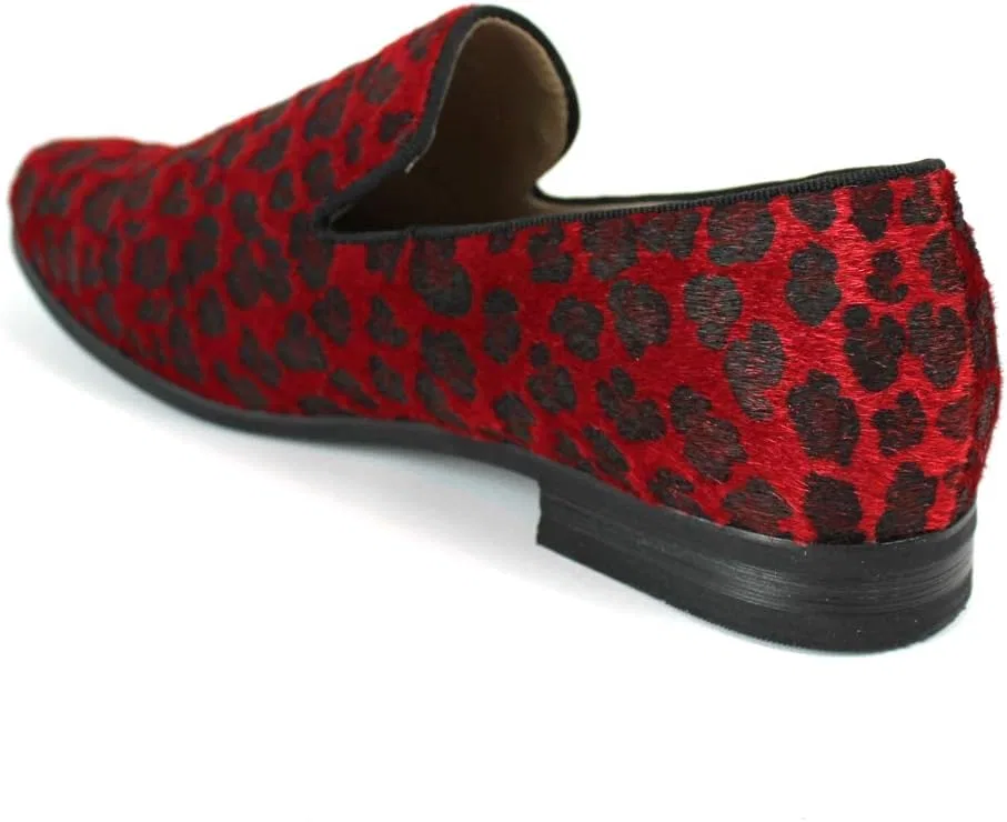 Мокасины с леопардовым принтом Azarman, модель Red Leopard ÃZARMAN — фото 2