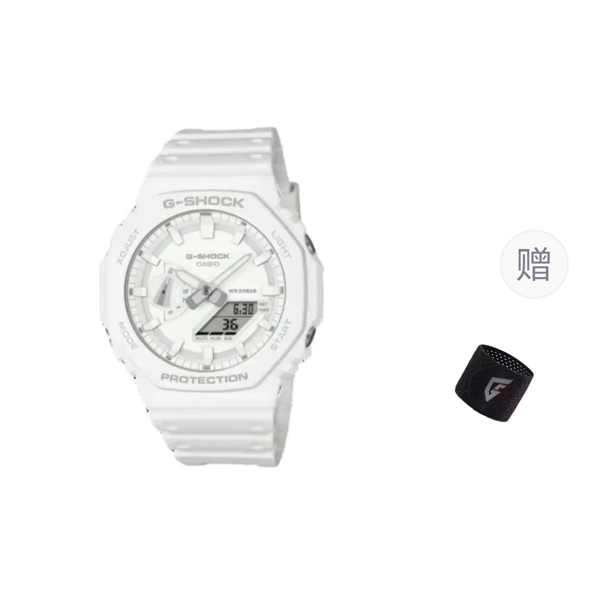 

CASIO Часы Men White Watch, White