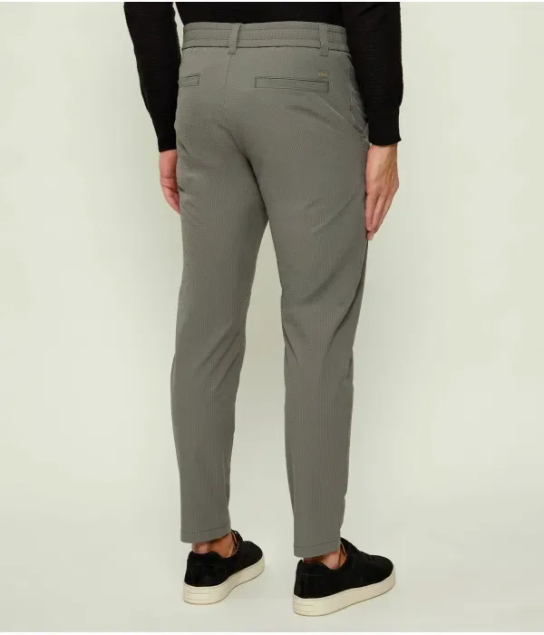 Брюки чинос Chino-Tapered-DS-10 tapered fit Boss Orange, серый — фото 4