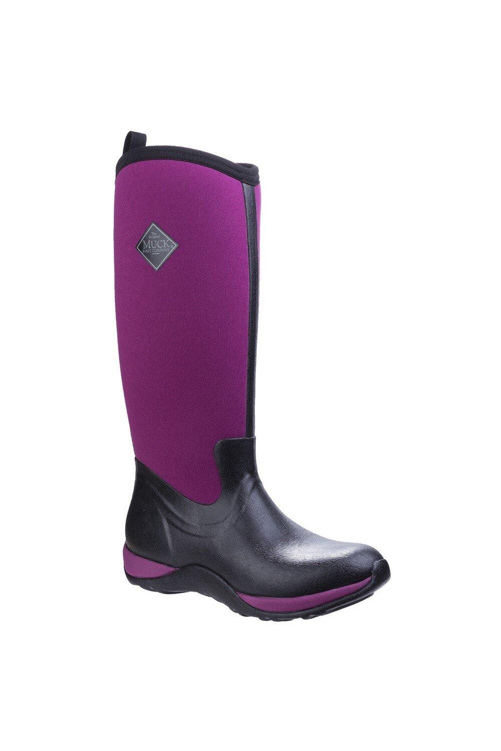 Женские резиновые сапоги Muck Boots высокие утепленные, фиолетовый