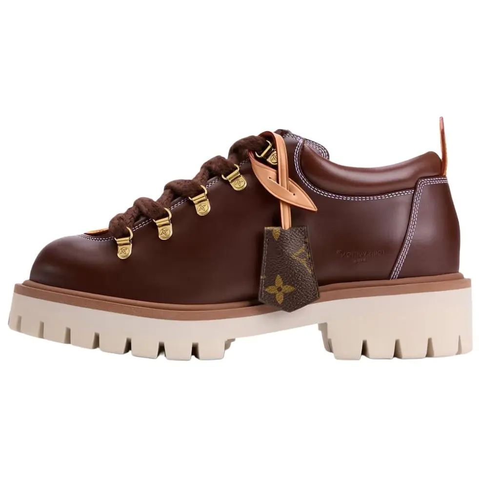 

LOUIS VUITTON Кроссовки Nigo Collaboration REMIX FW25, мужские, темно-коричневые